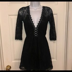 Black Lace Dress